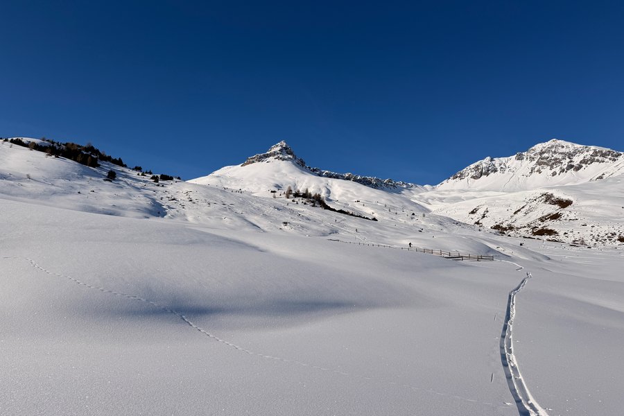 Schneeschuhtouren im Val Müstair Schneeschuhtouren im Val Müstair
